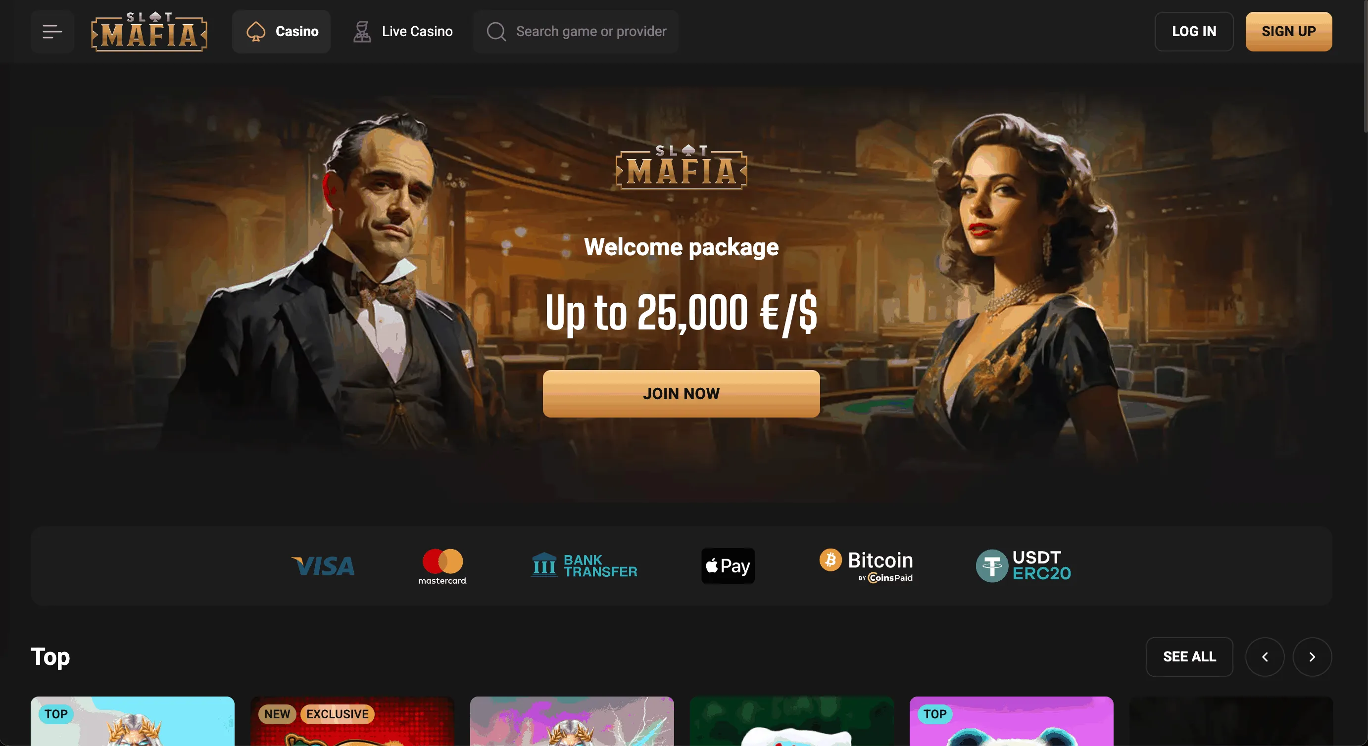 Slot Mafia Casino Website Slot Mafia Casino Homepage